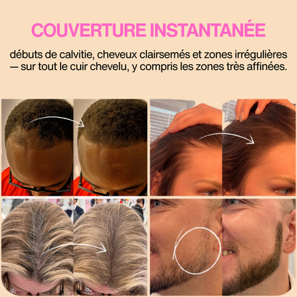 Poudre densifiante | Retouche racines & zones clairsemées