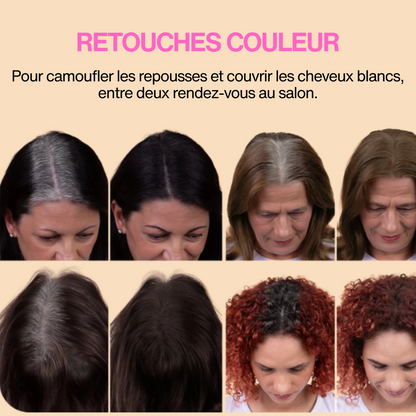 Poudre densifiante | Retouche racines & zones clairsemées